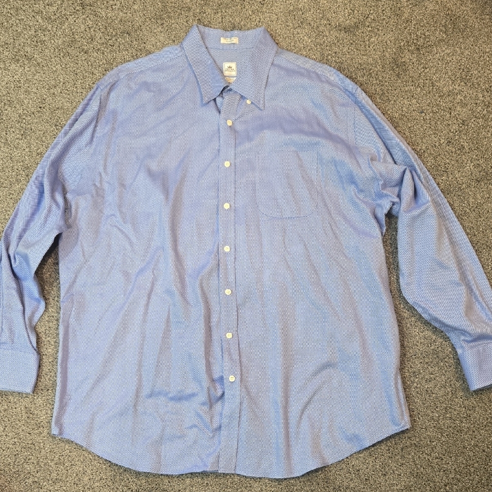 Peter Millar Mens Long-Sleeve Button Down Dress Shirt Sz XXl